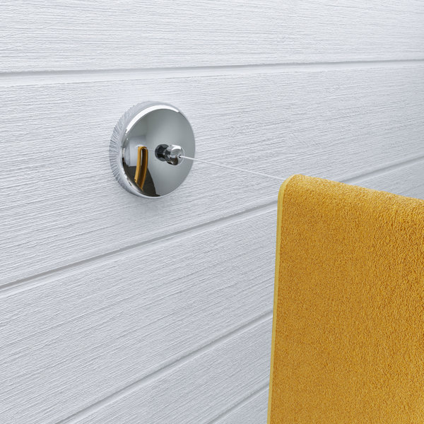 Rebrilliant Metal Retractable Clothesline & Reviews Wayfair